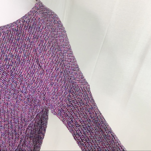 American Eagle purple and pink sweater - Picture 4 of 14